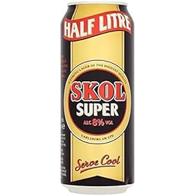 Buy Skol Super Lager Multi Pack - 24 x 500ml Cans for Ultimate Refreshment – Drayman Direct
