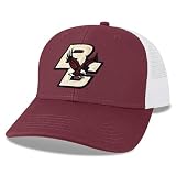 Legacy NCAA Officially Licensed Baseball Hat, Boston College Eagles, Lightweight Cap for Men & Women, Mid-Pro Snapback Adjustable (MPS), Maroon/White Trucker, One Size Fits Most, Snapback Closure