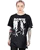 David Bowie T-Shirt for Women & Men | Unisex Black Short Sleeve Rock Band Tee | Distressed Print Album Song Logo | Music CD Gifts Merchandise XXX-Large #1