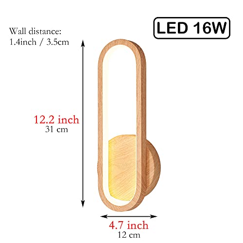 Lampe murale 16W Led moderne HTCAT éclairage intérieur pour mur de bureau