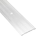 Pemko Fluted Saddle Threshold, Mill Finish Aluminum, 36"L x 4"W x 0.25"H