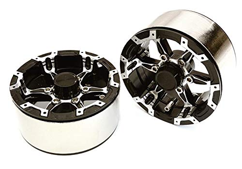 Integy High Mass Beadlock Aluminum 1.9 Wheels Spoke-6 for 1/
