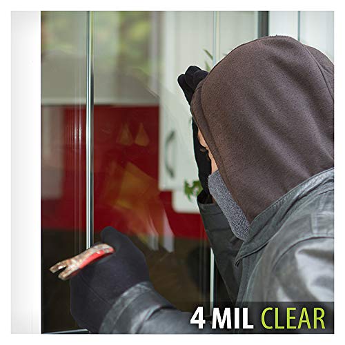 BDF S4MC Window Film Security and Safety 4 Mil Clear - 24in X 23ft