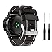 Produktbild SUPORE Garmin Fenix 5X/Fenix 6X Smartwatch Ersatzarmband, 26mm Leder Armband Easy Fit Ersatz Uhrenarmband für Garmin Instinct/Fenix 6X Pro/Fenix 6X Sapphire/Fenix 5 Plus und mehr