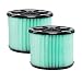 WORKSHOP Wet Dry Vacuum Filters WS13045F2 HEPA Media Filter For Shop Vacuum Cleaner (2-Pack - HEPA Media Filter For Wet Dry Vacuum Cleaner) Fits WORKSHOP 3-Gallon to 4-1/2-Gallon Shop Vacuum Cleaners
