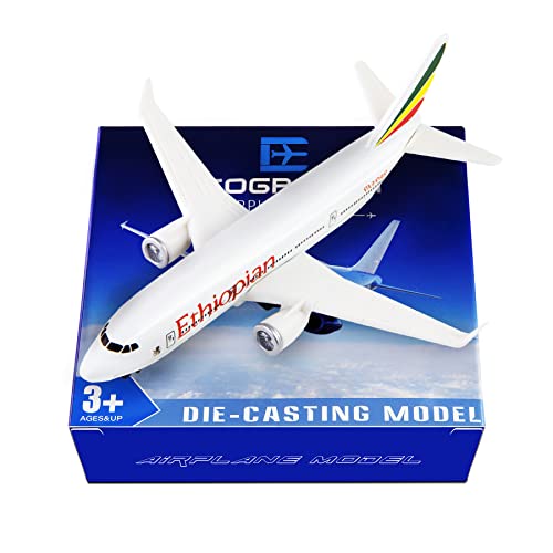 EcoGrowth Model Planes Ethiopia Airplane Model Airplane Plane die-cast Planes for Collection & Gifts for Christmas, Birthday