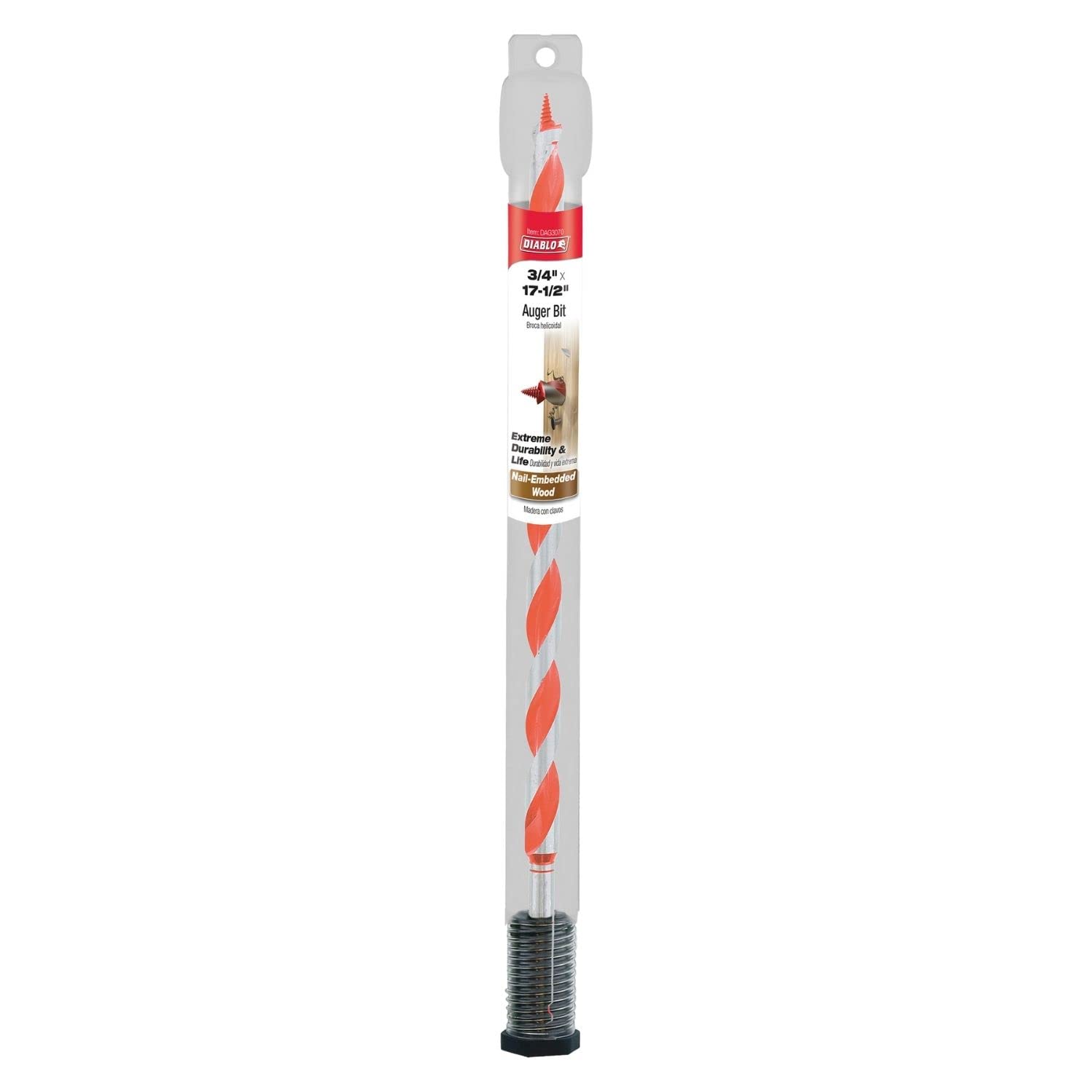 Diablo Auger Bit - Nail & Wood Drilling -2 Diablo Auger Bit - Nail & Wood Drilling -2