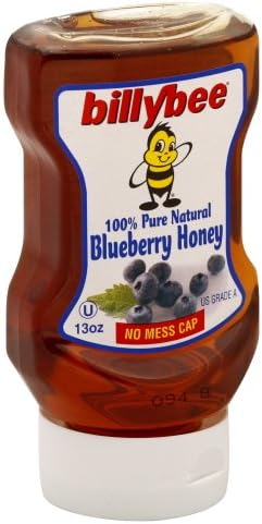 Billy Bee Organic Blueberry Honey, 13 Ounce - 6 per case.