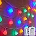 Minetom Battery Operated Christmas Lights 2Pack, 120LED Fairy Lights with Remote & 8 Modes, Waterproof String Lights for Outdoor Indoor, Christmas Tree, Bedroom Decor (Multicolor)