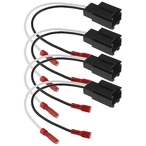 ECSiNG 4PCS Car Audio Speaker Wiring Harness Cover