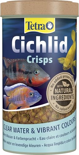 Tetra Cichlid Crisps - Fischfutter für alle Cichliden mit...