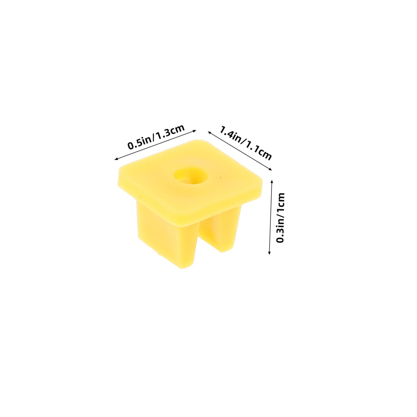 HEALLILY 100pcs Car Guard Plate Screw Clip Bumper Liners License Plate Fasteners for Quarter Trim Panel Screw