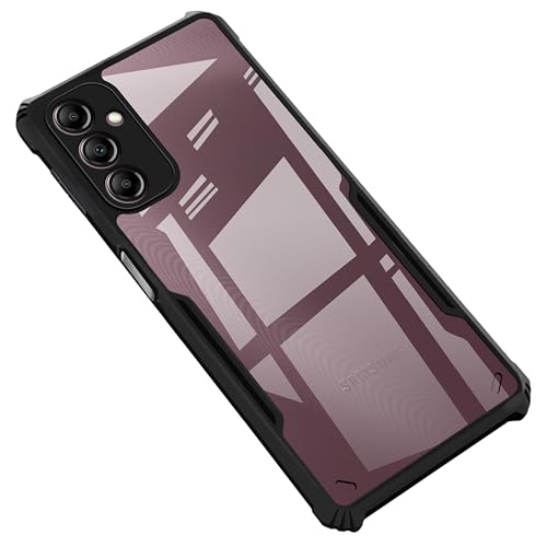 Image of Zapcase Back Case Cover for Samsung Galaxy A14 5G | Compatible with Samsung Galaxy A14 5G | Clear Case with Camera Protection | TPU + PC Matte Black