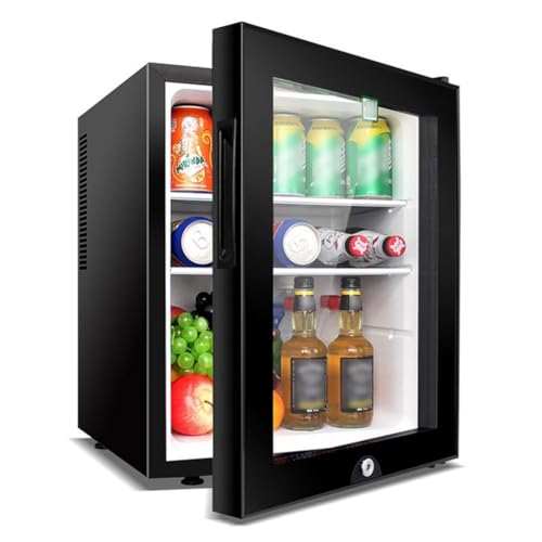 40L Mini Nevera Tapa De La Tabla Bebidas Refrigerador Con La Función De Enfriamiento Y De Calor Cerradura Y Llave De La Luz Del LED Independiente Bajo Mostrador Larder Para Hoteles, Dormitorios Baja E