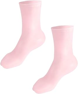 Calcetines Hidratantes Protectores para Pies Secos y Agrietados Diseño Transpirable y Acolchado Talla S Color Rosa para Cuidado Diario y Alivio de Callosidades