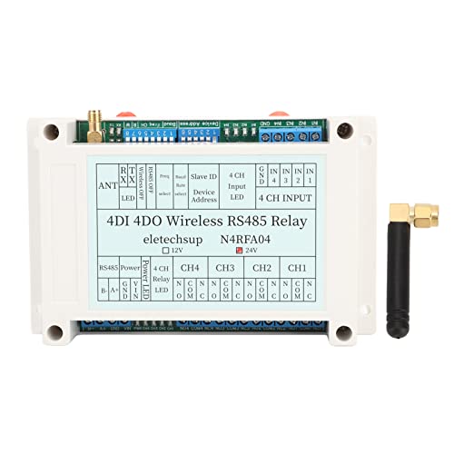 Module de relais sans fil 4 canaux 24V avec antenne domotique - 2