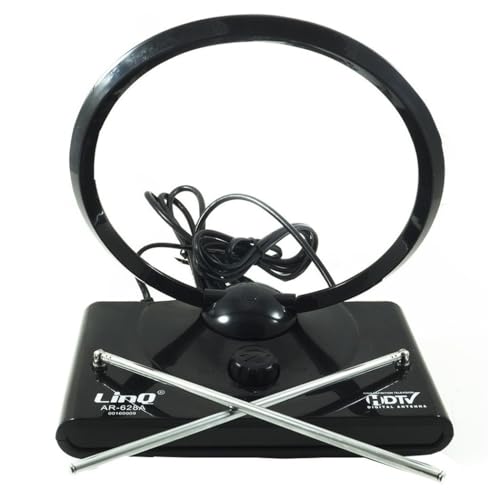 TrAdE Shop Traesio- Antenna DVB-T Digitale TERRESTRE 38 DBI Esterna LINQ AR-628A
