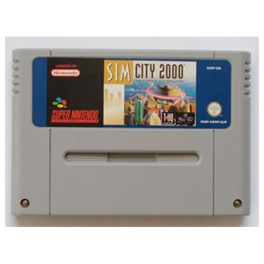 Sim city 2000 - Super Nintendo - PAL
