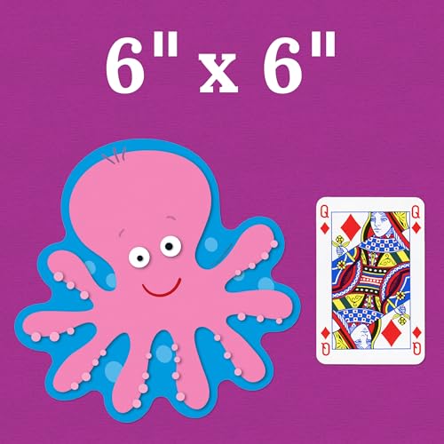 Carson Dellosa 36-Piece Sea Creatures Cut Outs, Colorful Cardstock Fish Cutouts for Ocean Themed Party Decorations, Summer, Bulletin Board, and Classroom Decor