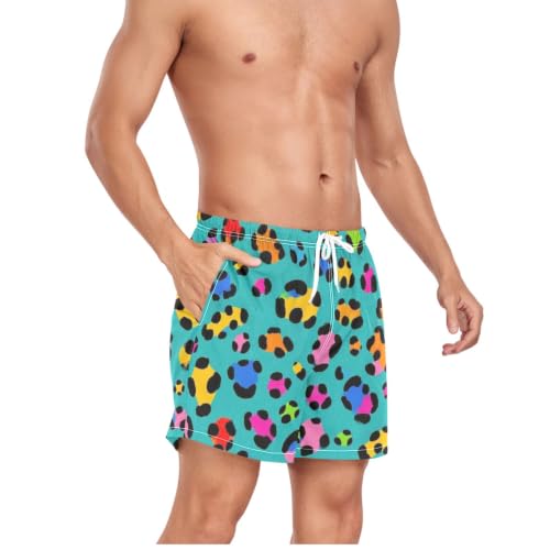 Pantalones cortos para correr y nadar con tecnología de secado rápido masculino 5