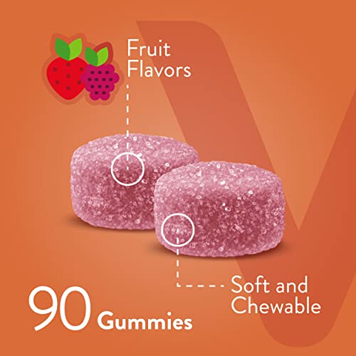 Calcium Magnesium Gummies With Vitamin D3 - Supports Bone Health - Immune Health - Energy And Muscle Function - Dietary Vitamin Supplements, For Men Woman And Teens, Chewable Fruit Flavors Gummy Chews #TOP2