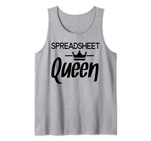 Spreadsheet Queen Funny Accounting Worksheet Lover Débardeur