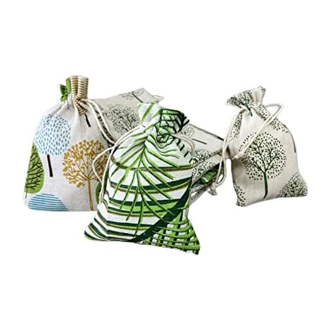 Autupy 24 Pack 5.5 x 3.9 Inch Burlap Bags with Drawstring for Wedding Party DIY Craft Packing Cover