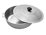 Uniware 9900 Super Quality Aluminum Caldero,Dutch Oven,2.6 QT,Silver (22cm (8.7-Inch))