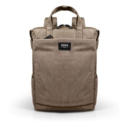 PORT Designs sac Ă dos ECO TOTEPACK 14-16 pouces 16L finition velours (marron)