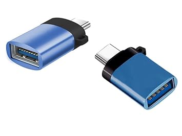 ORIONIS USB Type C OTG Adapter - High-Speed Data Transfer for MacBook Pro/Air, Galaxy S20/S20+/Ultra, Note 10, S9, S8 & More Type-C Devices - Portable Design Multicolour, (Pack of 2)
