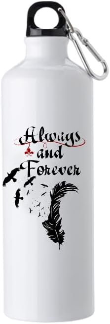 Vampire Diaries Fans Aluminium Sipper Bottle 750ML (White), Gift for Friend