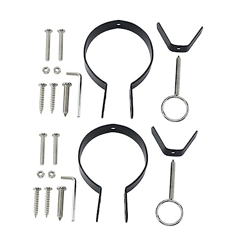 TOPBATHY Supports De Fixation Pour Jambon Espagnol Et Italien, Lot De 2 Sets De Pièces Robustes En Acier Inoxydable, Accessoires Pratiques Pour Usage Domestique Et Professionnel