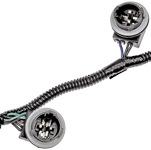 Apdty 135376 Rear Right Tail Turn Brake & Backup Light Wire Harness W/Sockets Rear Passenger Side Right #TOP2