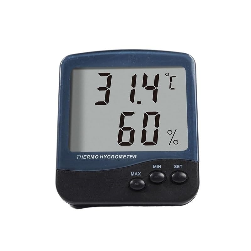 ABS Indoor Digital Temperature Humidity Meter Measuring Instrument Detector