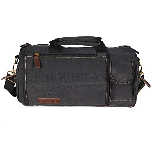 Bolsa De Academia Transversal Em Lona Pequena Original (APreto)