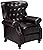 Great Deal Furniture Waldo Tufted Wingback Recliner Chair by Great Deal Furniture
