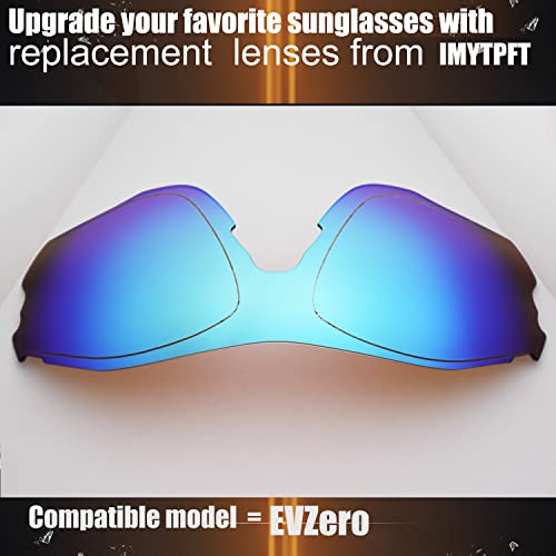 Verres Oakleys EV Zero de remplacement Bleu Or 24K taille unique