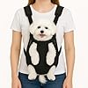 Dog Backpack Carrier, Adjustable Pet Front Carriers, Legs Out Carrying Sling Travel Bag for Small Medium Dogs 7-11 Lbs, Soft Wearable Puppy Chest Carry Backpacks for Walking/Hiking/Camping/Traveling