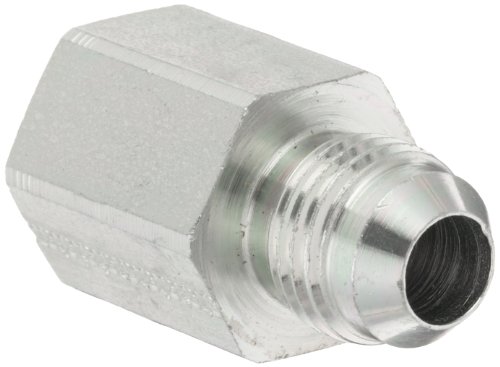 Eaton Aeroquip 2022-4-6S Female Connector, Male 37 Degree JIC, Female Pipe Thread, JIC 37° & NPT End Types, Carbon Steel, 1/4 NPT(f) x 9/16 JIC(m) End Size, 3/8