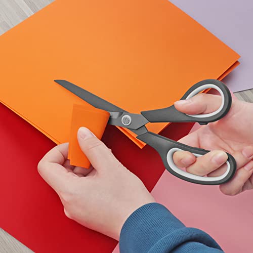 Image of KUONIIY Ultra Sharp Titanium Coated Scissors with Comfortable Multi Purpose Handles, 8.4 inch