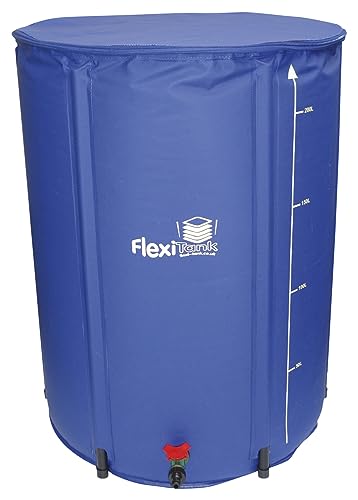 FlexiTank Collapsible Reservoir Water Tank Water Storage Barrel Container Portable for Garden Plants Gardening Greenhouse (60 gallons)