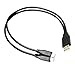 USB-C Splitter, Each Cable 18