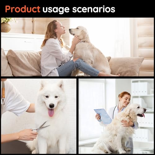 Image of Dog Grooming Kit Dog Nail Trimmers with 3 Grinding Wheels Dog Nail Grinder /Clippers /Trimmers Super Quiet Rechargeable 6-speed Cat Nail Clipper for Large Medium Dogs Cats Small Animal Nail Care