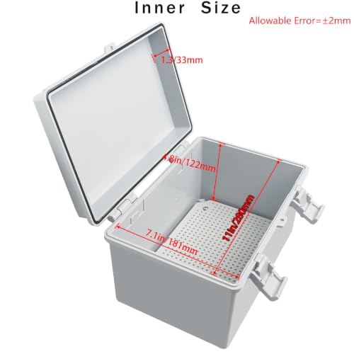 Boîtier de boîte électrique IP67 anti-humidité avec supports muraux de fixation - 3