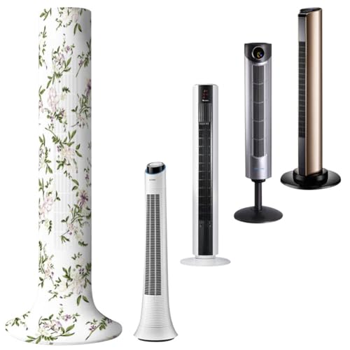 Floral Pattern Tower Fan Cover