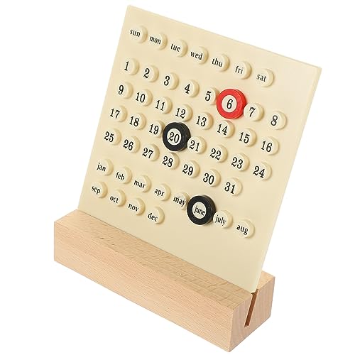 Calendrier plastique Uonlytech avec support pour cuisine