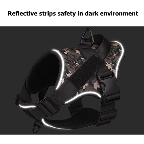 Btdcfy Tactical Dog Vest Harness Reflective Trainning Working K9 Dog Vest Harness For Medium Large Dog No Pull Adjustable Dog Harness With Handle #TOP3
