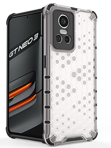 Image of Glasgow Back Case Cover Compatible with Realme GT Neo3 5G (Stylish Design) - Transparent