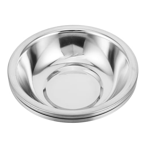 Set de 6 tazones de acero inoxidable 16 cm miniatura 1