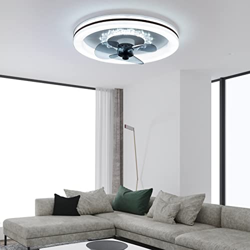 Ventilateurs de plafond design de 22 pouces avec éclairage modulable - 7